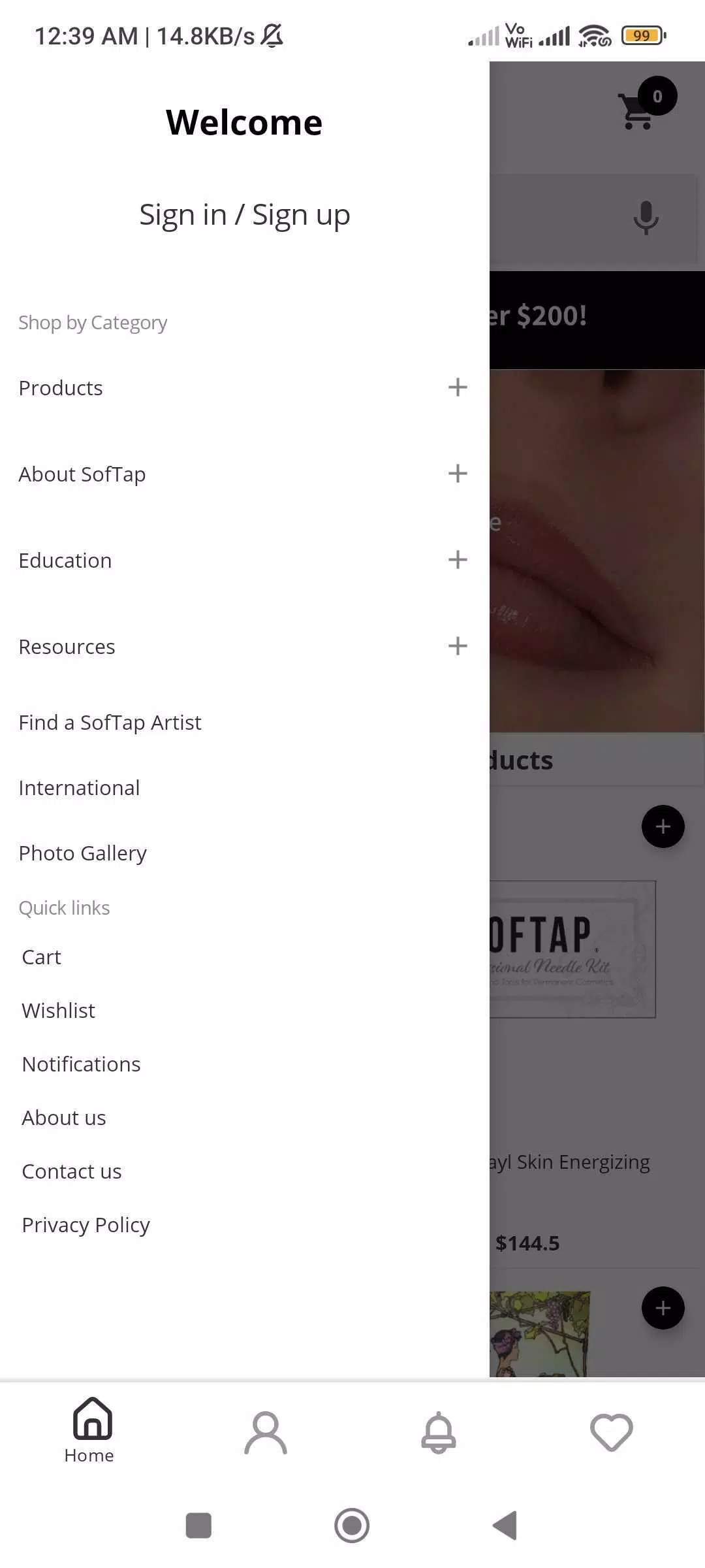 SofTap Captura de pantalla 2