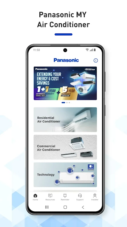 Panasonic MY Air Conditioner Tangkapan skrin 1