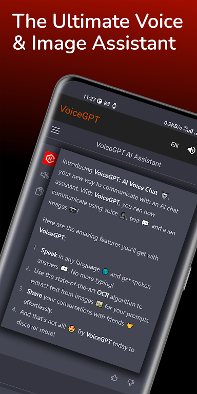 VoiceGPT Ảnh chụp màn hình 3
