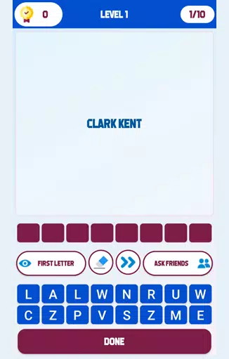 Superhero Identity Word Quiz Capture d’écran 1