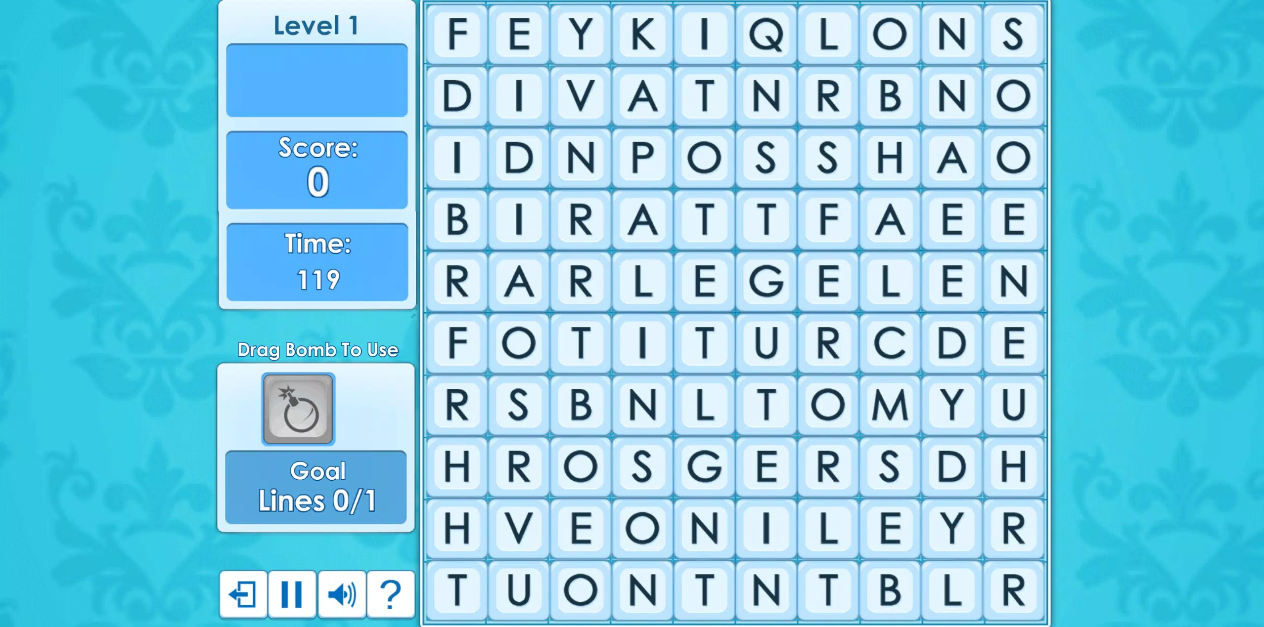 Classic Word Wipe Screenshot 1
