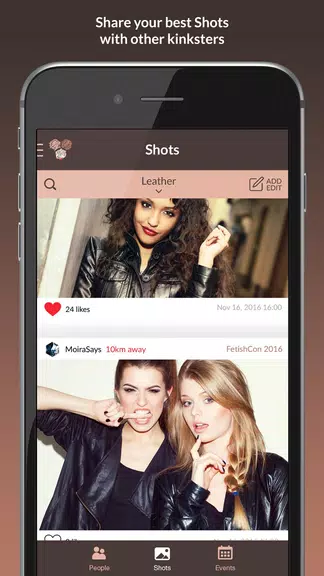 Whiplr - Messenger with Kinks! ဖန်သားပြင်ဓာတ်ပုံ 3