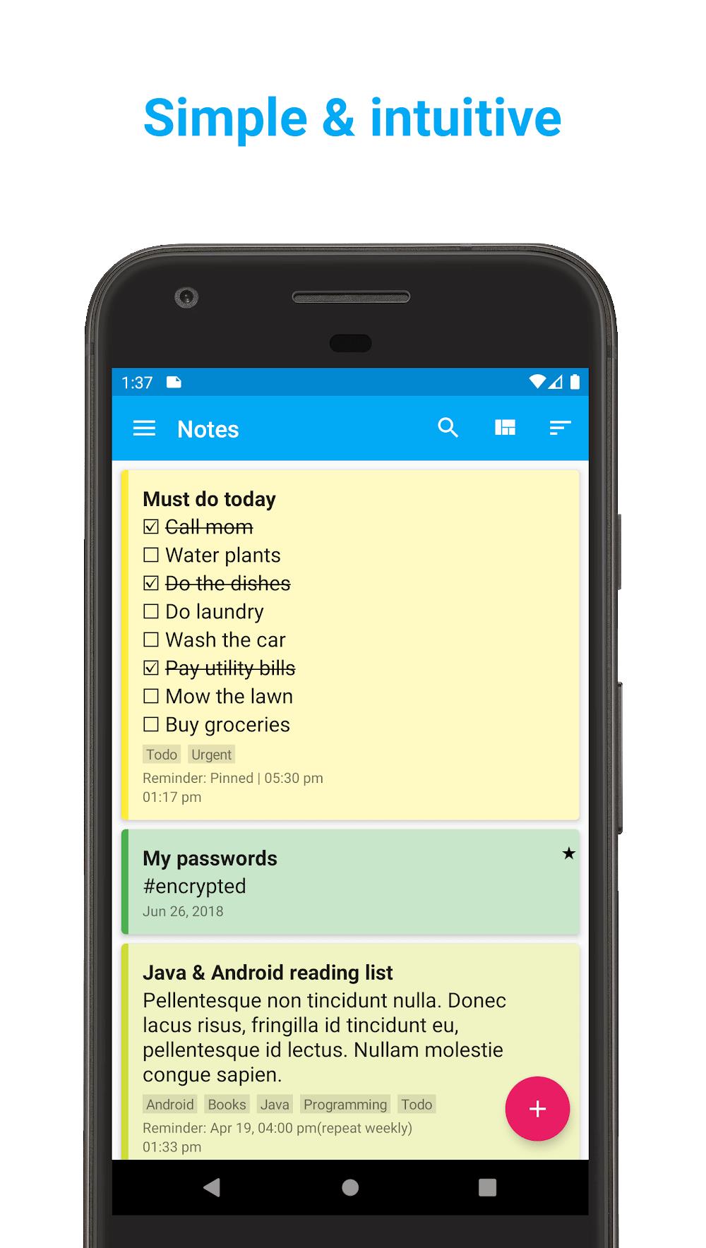 FairNote ภาพหน้าจอ 1