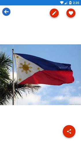 Philippines Flag Wallpaper: Fl Tangkapan skrin 2