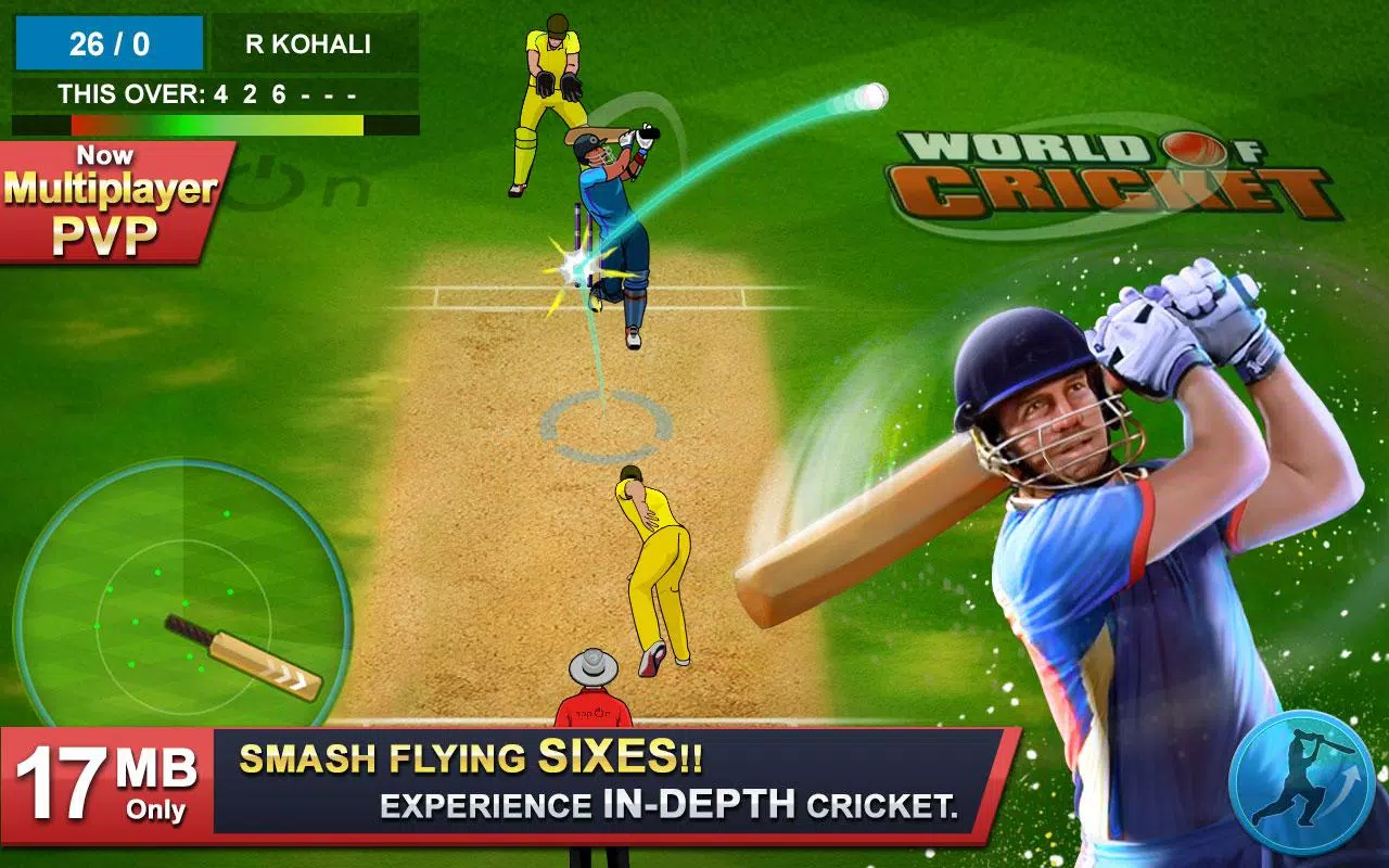 World of Cricket :Championship Captura de pantalla 1