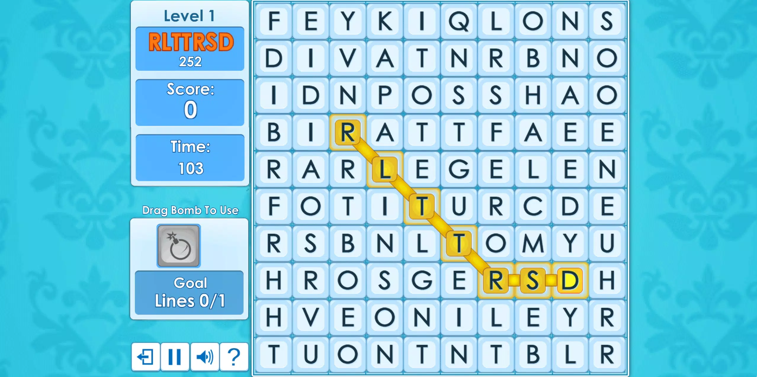 Classic Word Wipe Screenshot 2