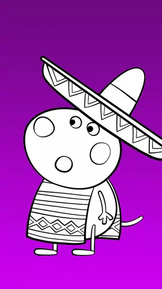 Peppo Piglet Coloring Book Capture d’écran 3