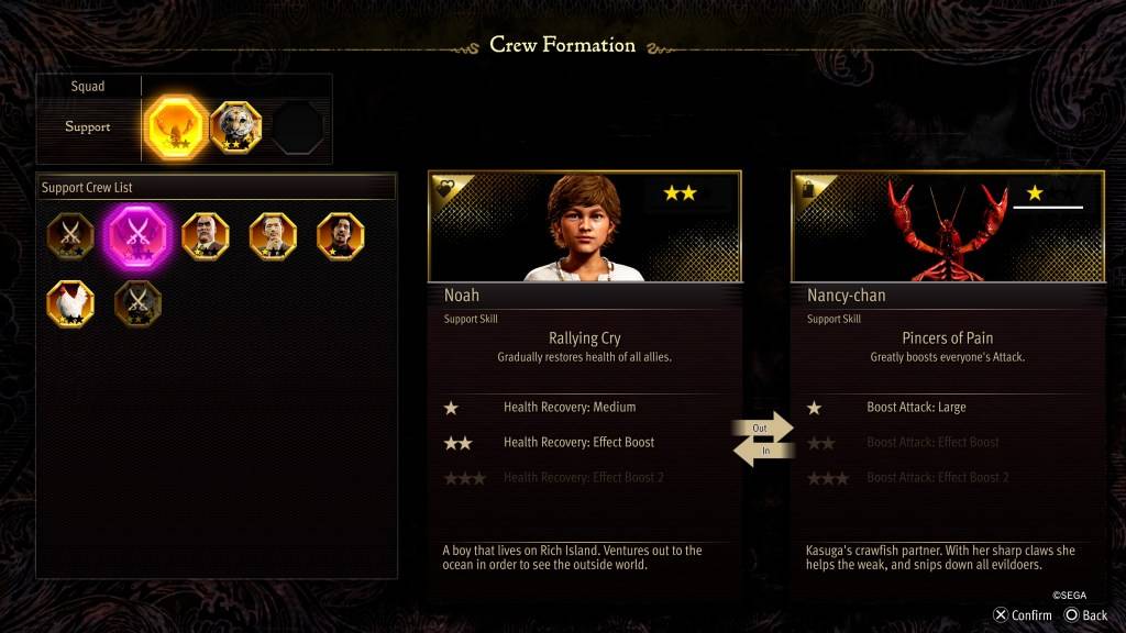 Nancy-Chan Crew Formation Stats