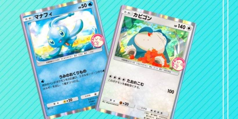 Manaphy e Snorlax Star em Pokémon TCG Pocket's Wonder Pick Event