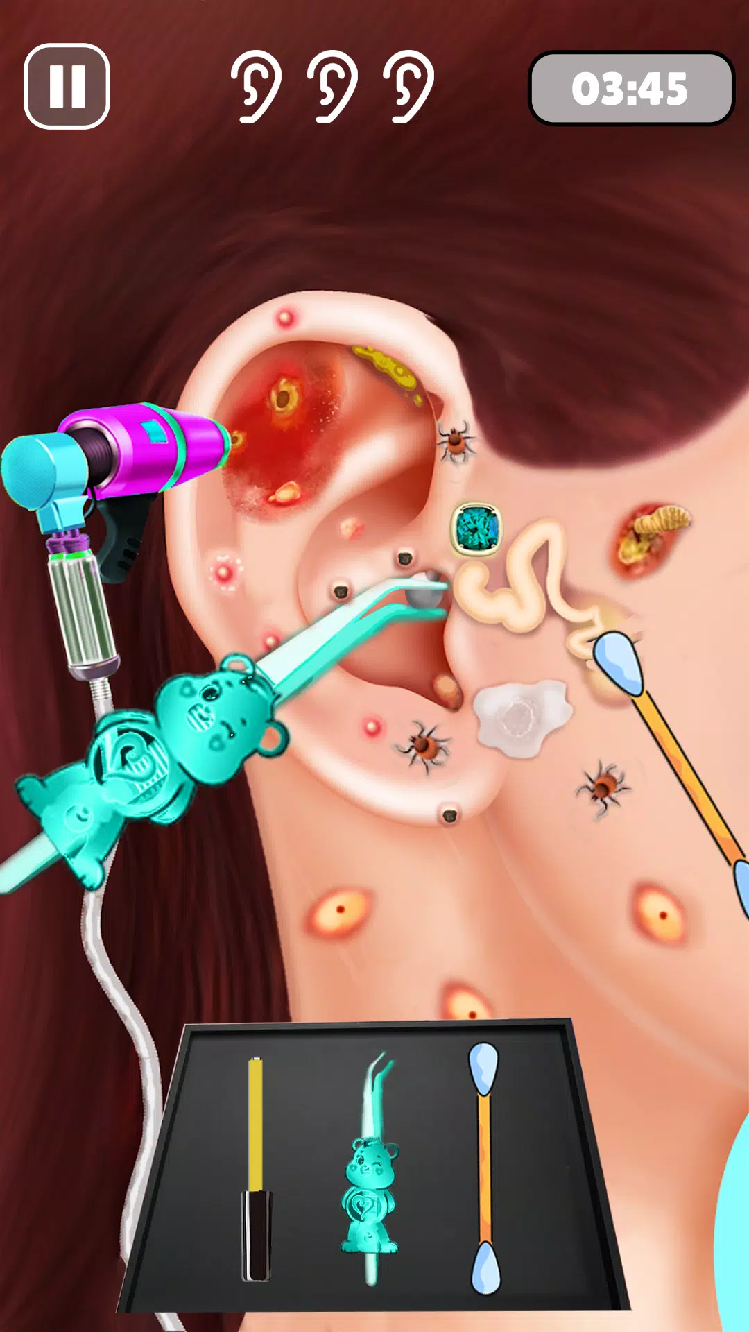 Ear Salon ASMR Doctor Game 스크린샷 1