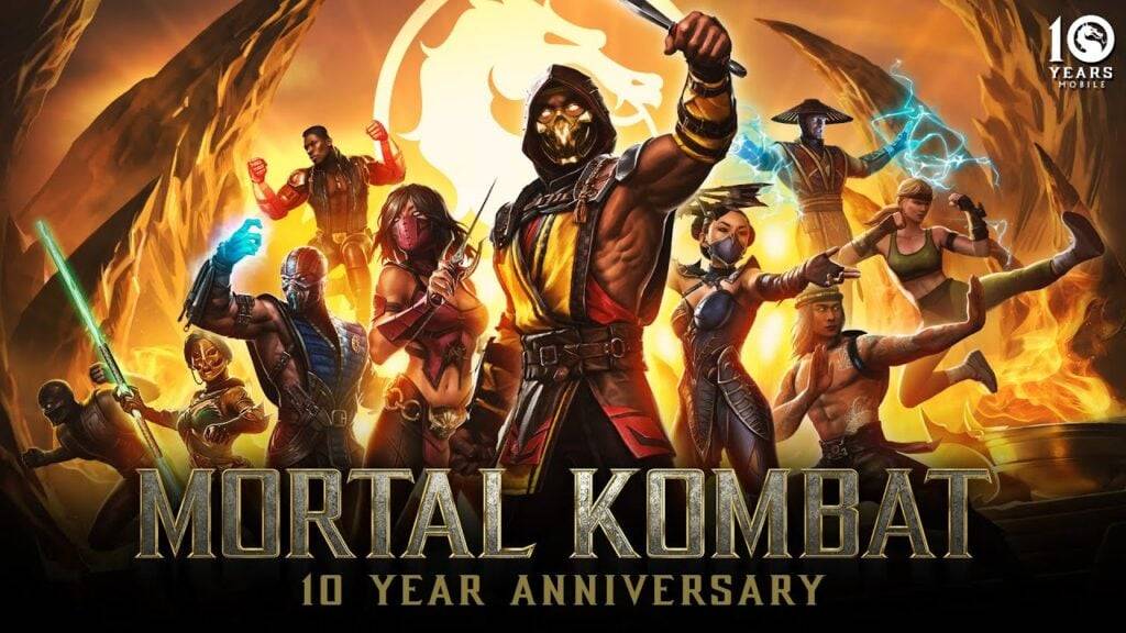 Mortal Kombat Mobile Marks 10º aniversário com novos diamantes, caracteres de ouro