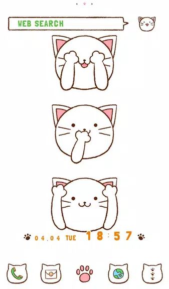 Three Kitties Theme +HOME Скриншот 1