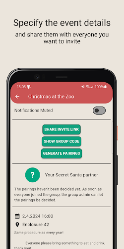 Schermata Secret Santa Helper App 1