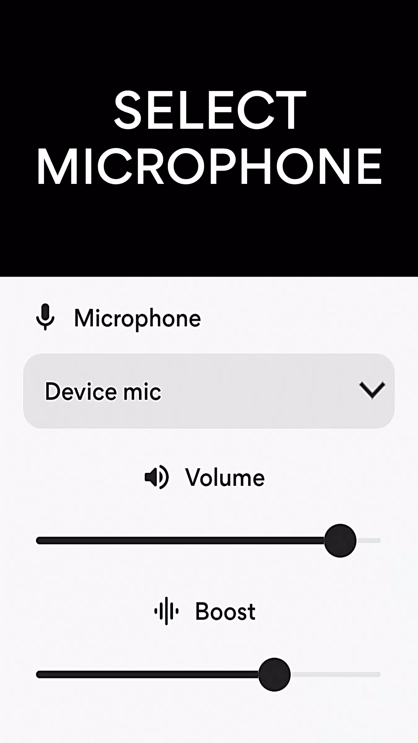 Microphone Amplifier Screenshot 3