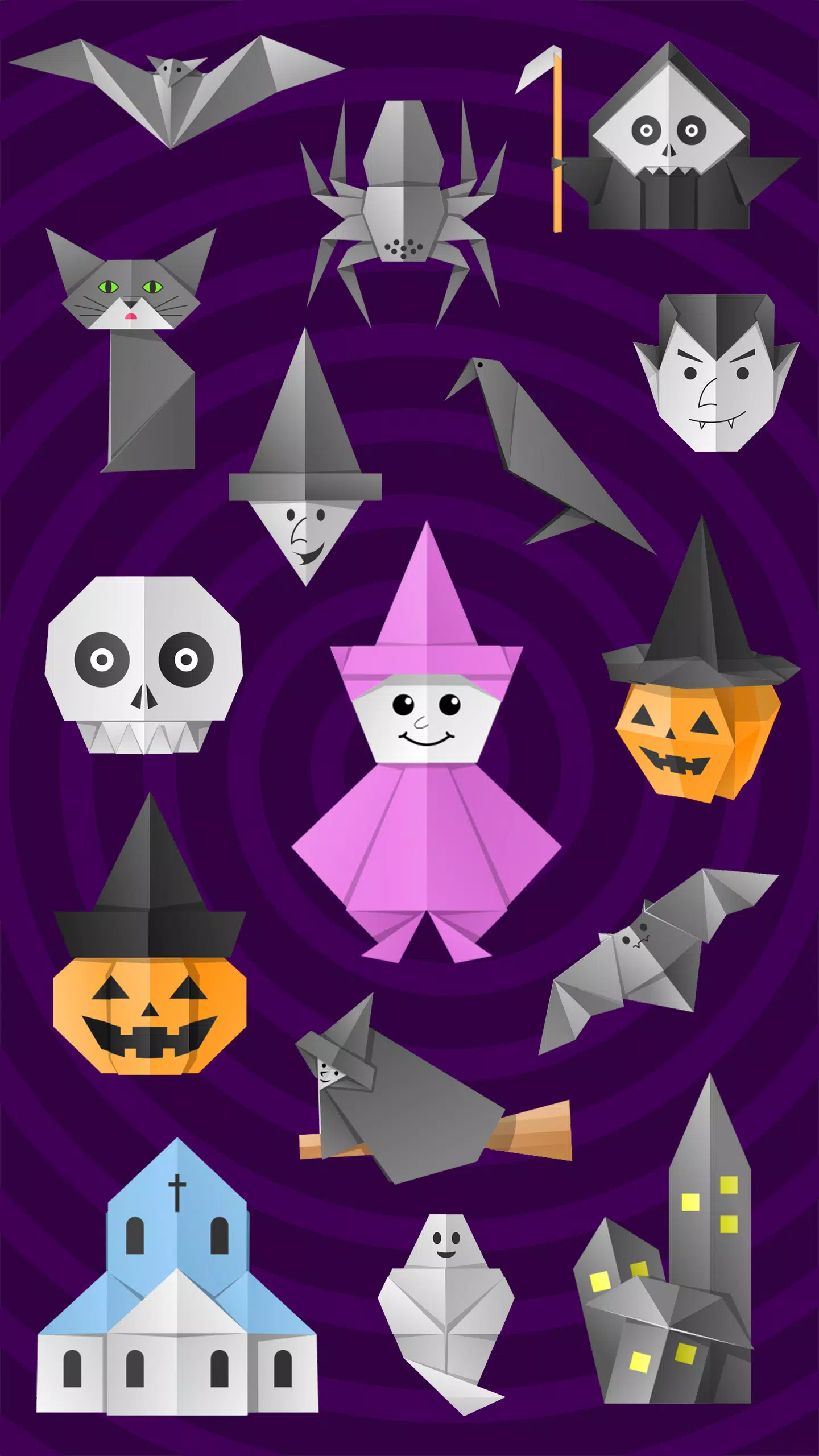 Origami Halloween Screenshot 1