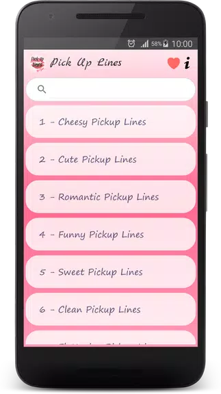Cheesy Pick Up Lines スクリーンショット 1