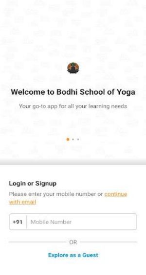 Bodhi School of Yoga Tangkapan skrin 1