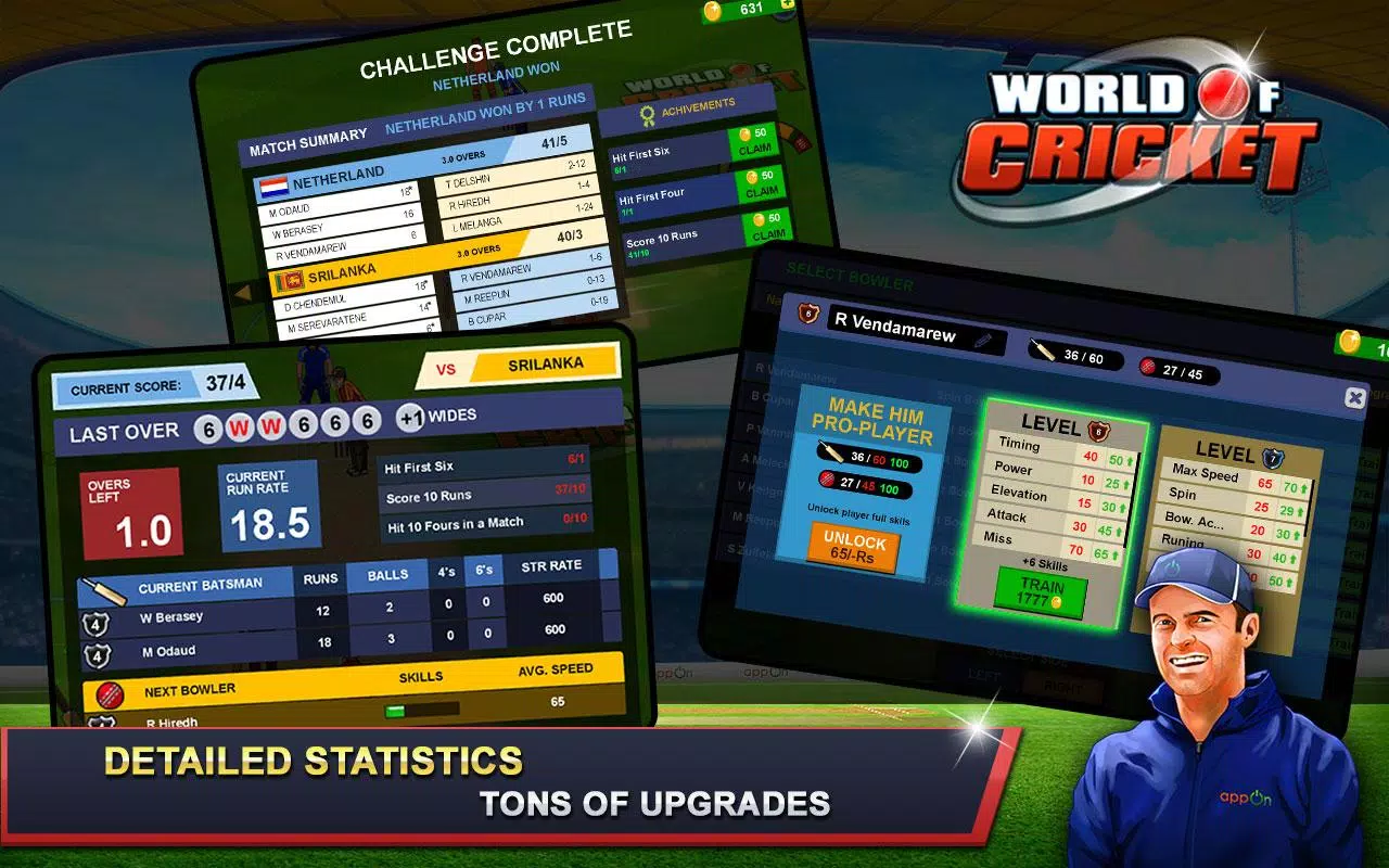 World of Cricket :Championship Captura de pantalla 4