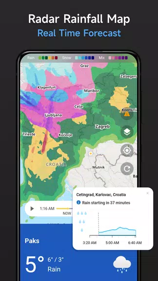 Live Weather & Radar Map Скриншот 4