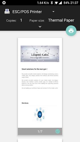 ESCPOS Bluetooth Print Service Capture d’écran 2