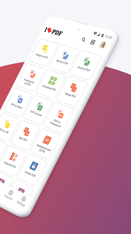 iLovePDF - PDF 编辑器 和 扫描器應用截圖第2張