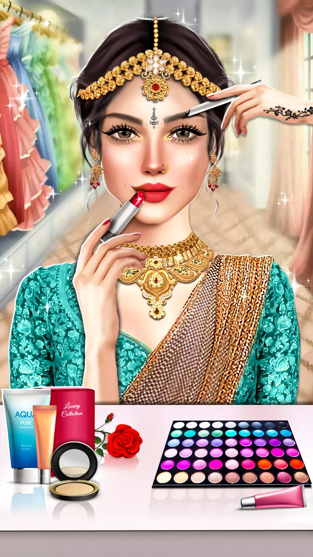 Fashion Makeover Wedding Games Captura de pantalla 4