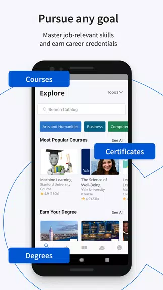 Coursera: Learn career skills Capture d’écran 3