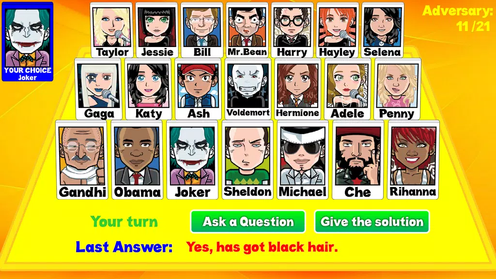 Guess who the character is Ảnh chụp màn hình 2