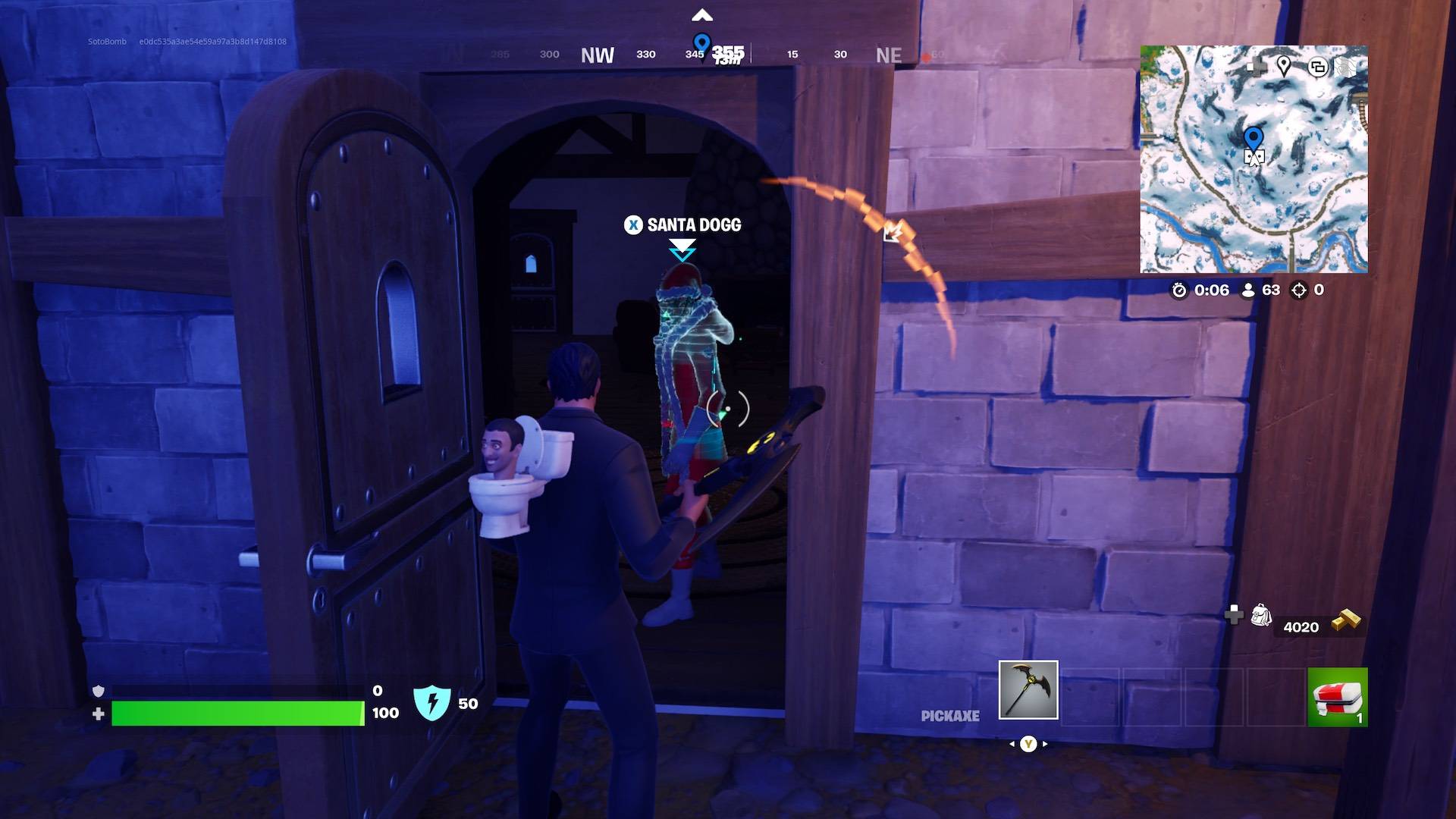Jak podążać szlakiem i przesłuchiwać nieznanego podróżnika w Fortnite Winterfest 2024