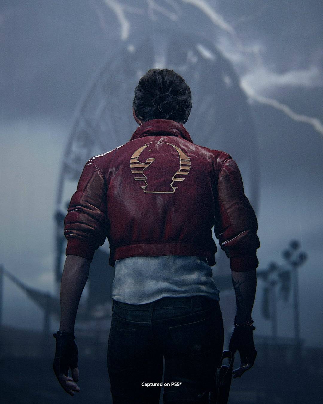 Ellie tem uma nova pele com a jaqueta de Jordan A. Mun da Intergalactic: The Heretic Prophet.