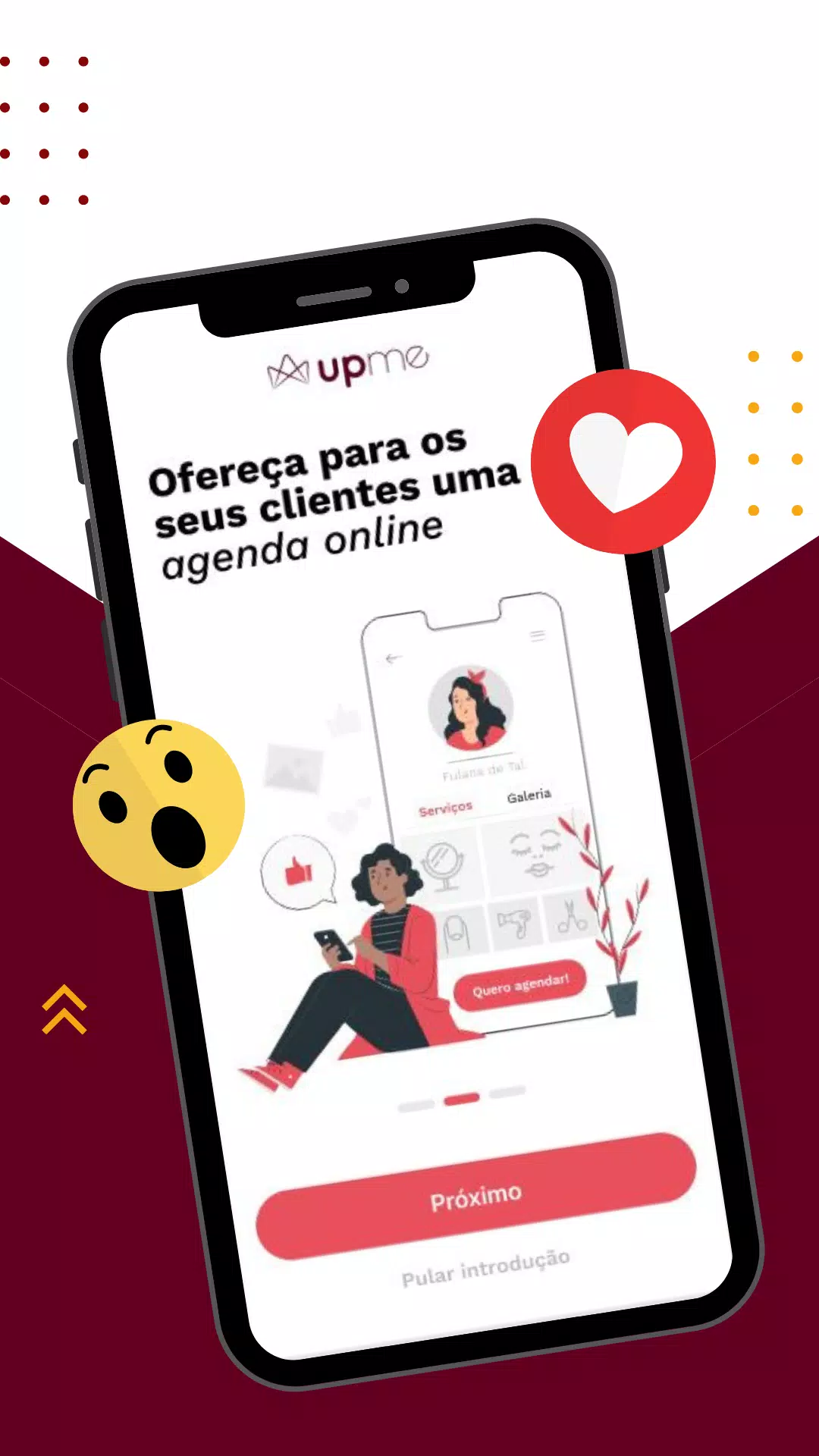 UPME: Agenda Online da Beleza Скриншот 2