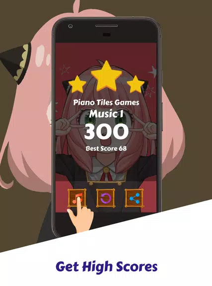 Spy X Family Game Piano Tiles 스크린샷 3