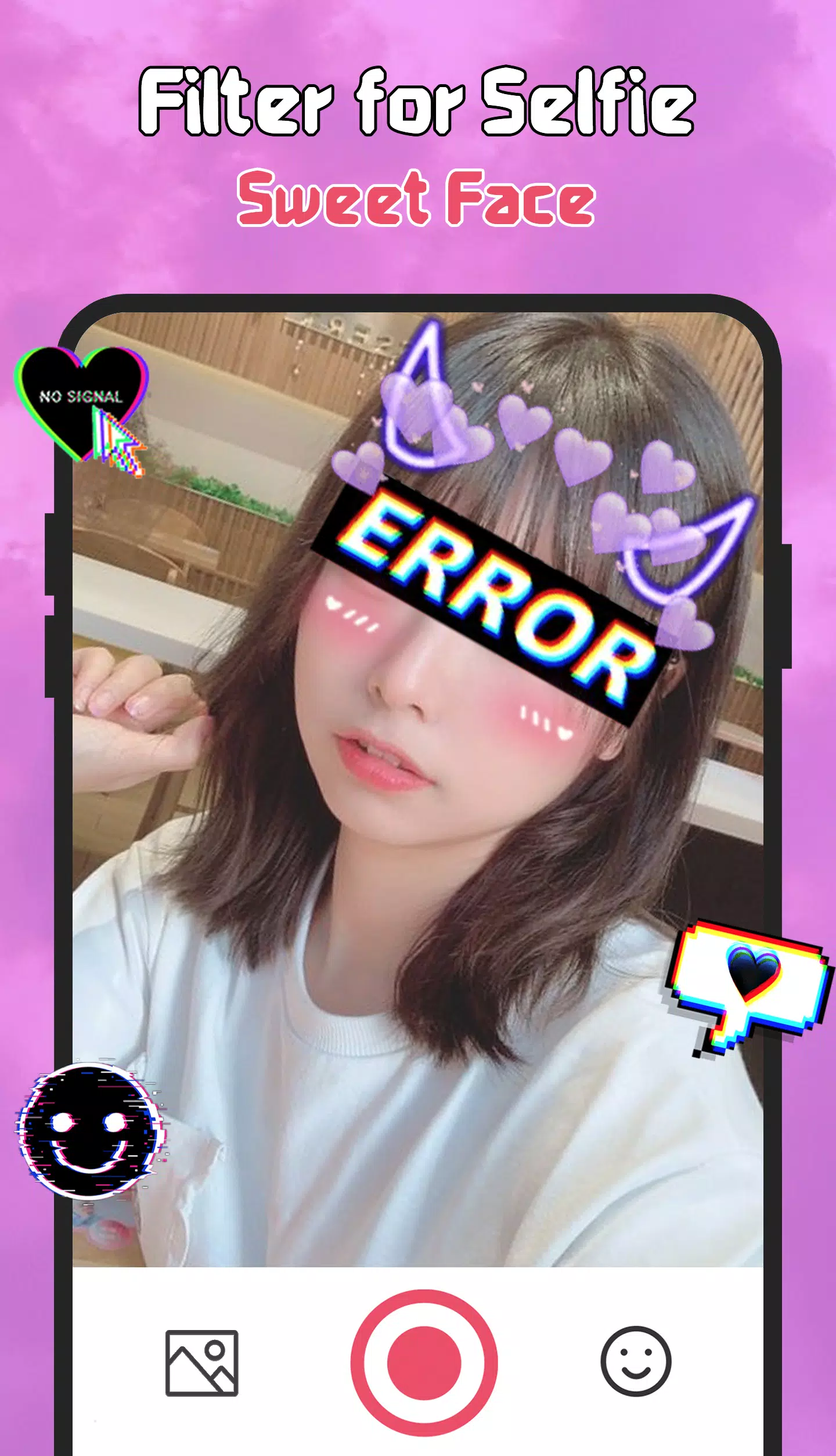 Filter for Selfie - Sweet Face Скриншот 1