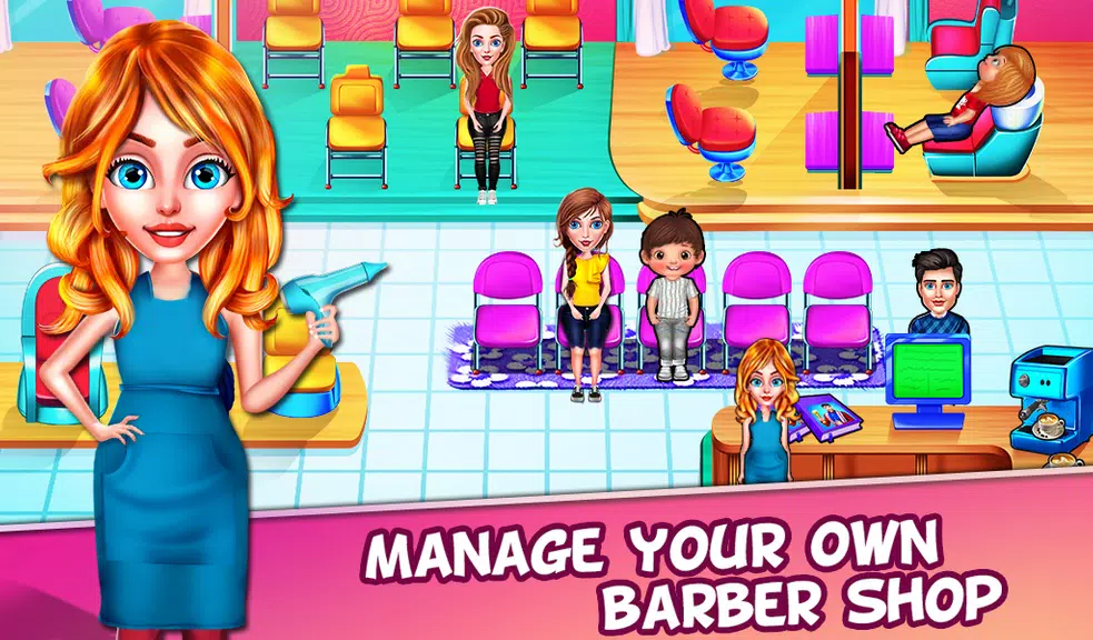 Barber Shop - Simulator Games Capture d’écran 2
