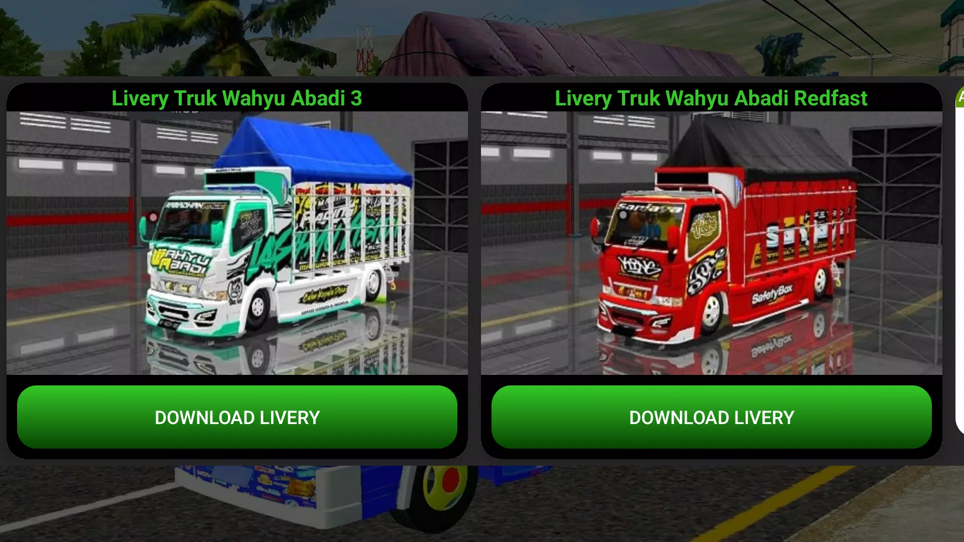 Mod Truck Wahyu Abadi Bussid スクリーンショット 3