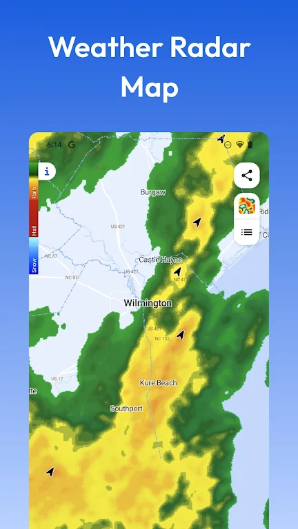Weather Radar RainViewer应用截图第1张