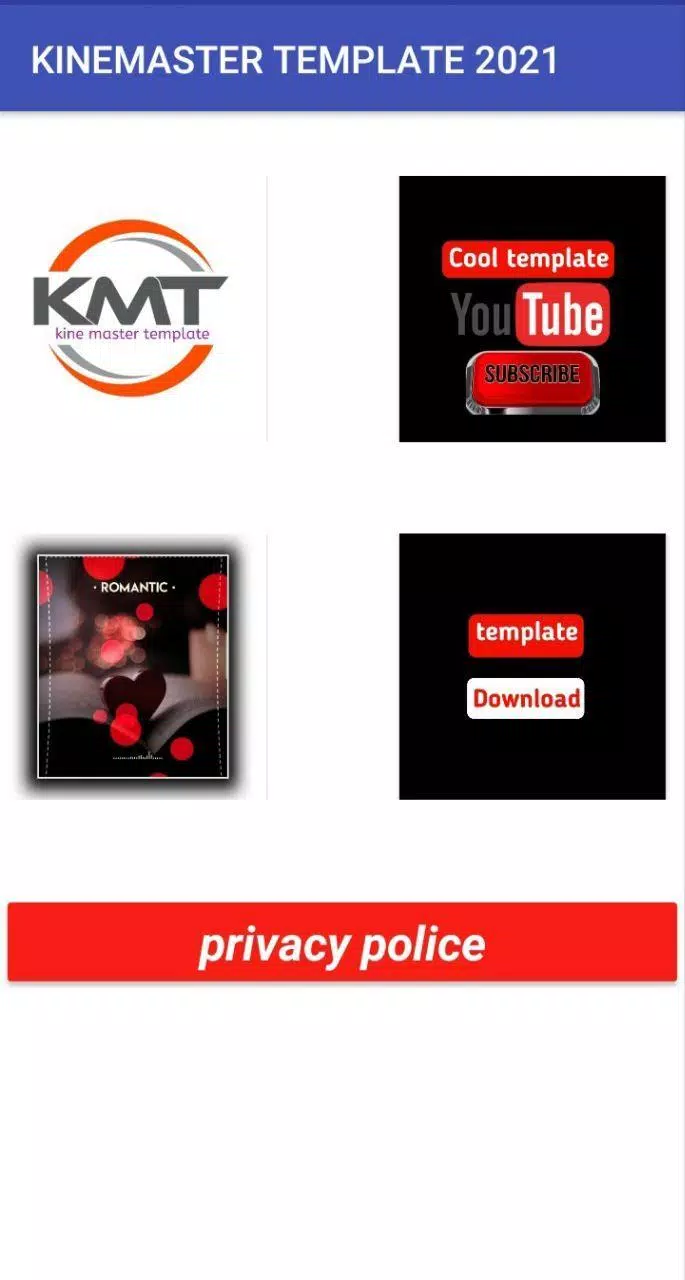 lovetemplate kinemaster aveepl Captura de pantalla 1