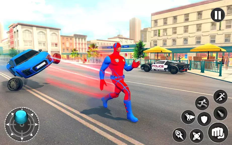 Captain Super Hero Man Game 3D Capture d’écran 2