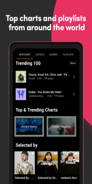 Music Stream: Music Streaming應用截圖第1張