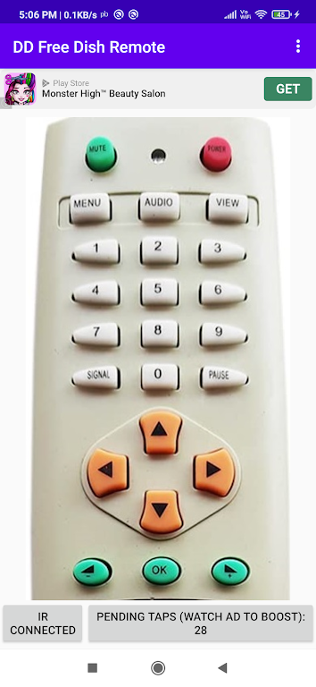 DD Dish Remote app-DTH Ekran Görüntüsü 1