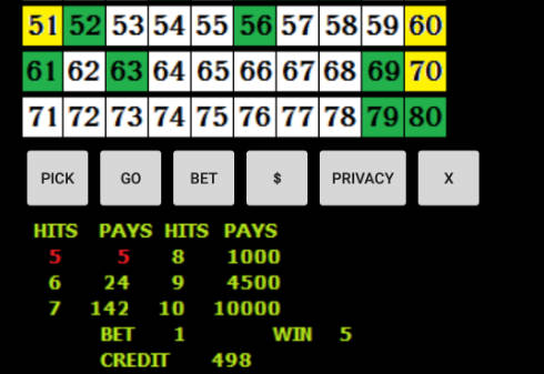 KenoBlue Captura de pantalla 2