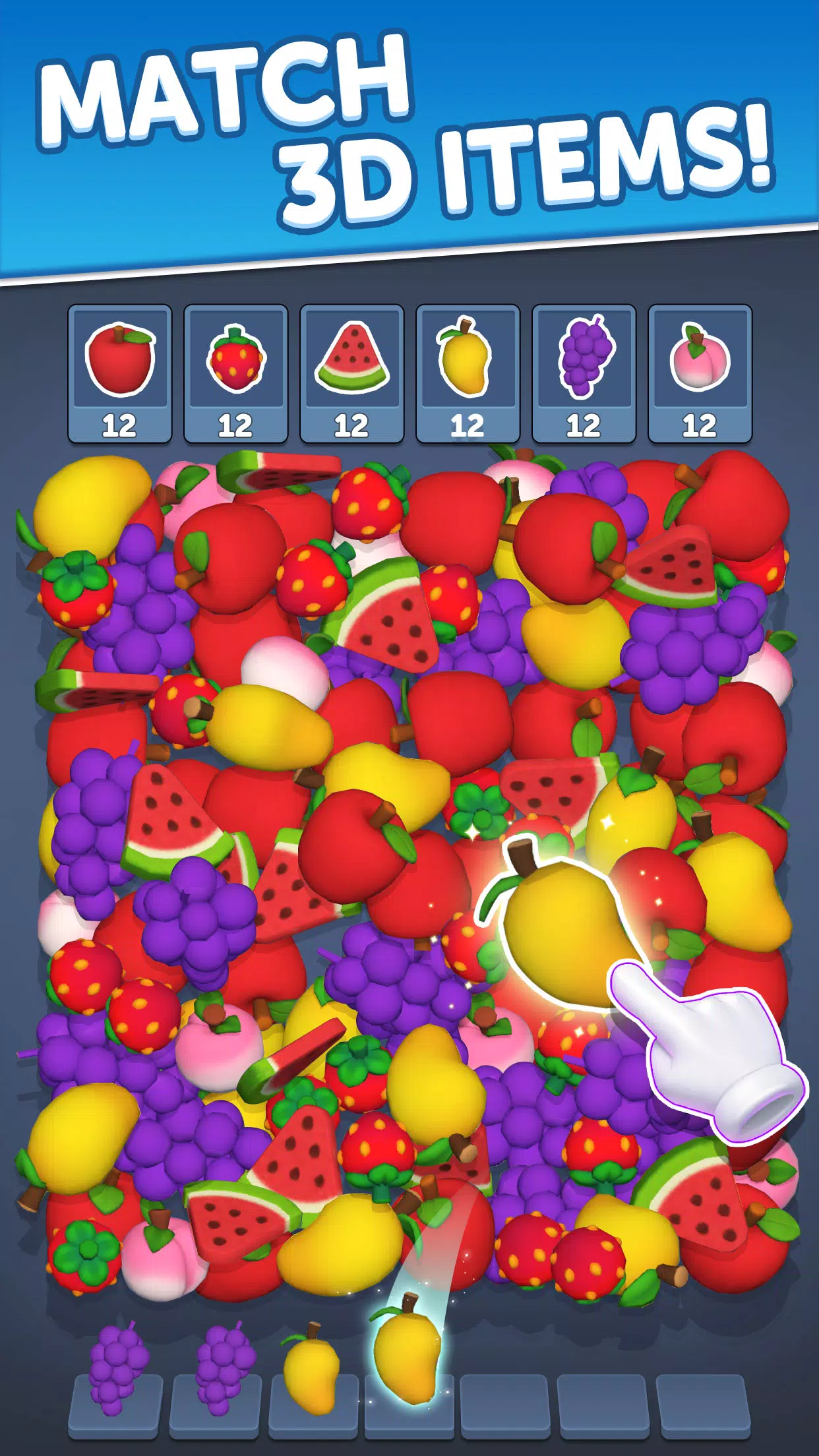 Triple Match: 3D Wonderland Captura de tela 2