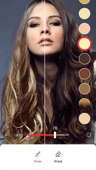 Changer Couleur de Cheveux - c Capture d’écran 1