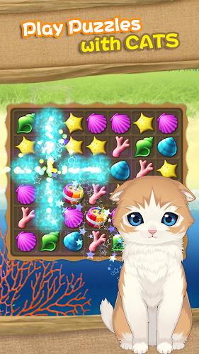 Cat Island Diary~Happy Match 3 ဖန်သားပြင်ဓာတ်ပုံ 2