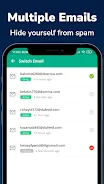 Temp Email Pro - Multiple Mail ဖန်သားပြင်ဓာတ်ပုံ 2