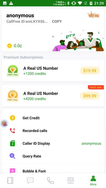Free Call ဖန်သားပြင်ဓာတ်ပုံ 3