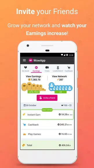 WowApp - Earn. Share. Do Good Скриншот 3