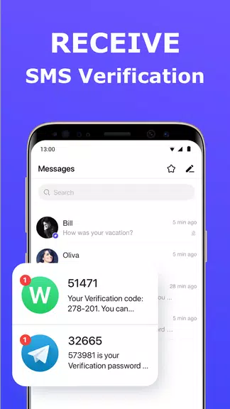 2nd Phone Number - Call & Text Screenshot 2