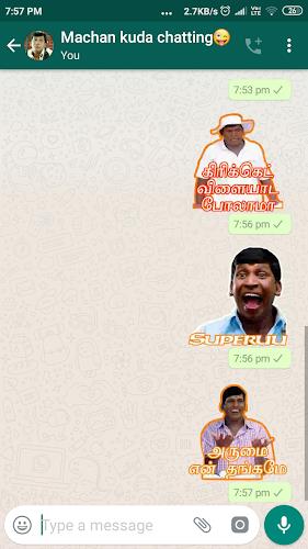 Tamil Stickers: WAStickerApps ဖန်သားပြင်ဓာတ်ပုံ 4