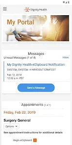 my portal. by Dignity Health應用截圖第1張